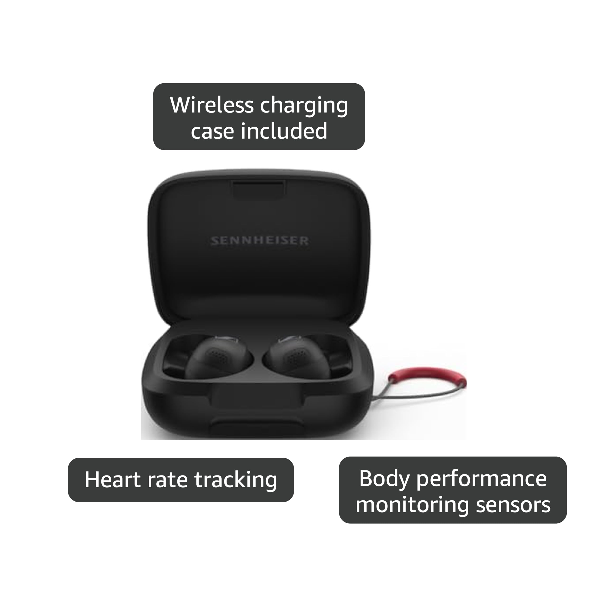 Amazon.co.jp: Sennheiser Wireless Earbuds MOMENTUM Sport Black