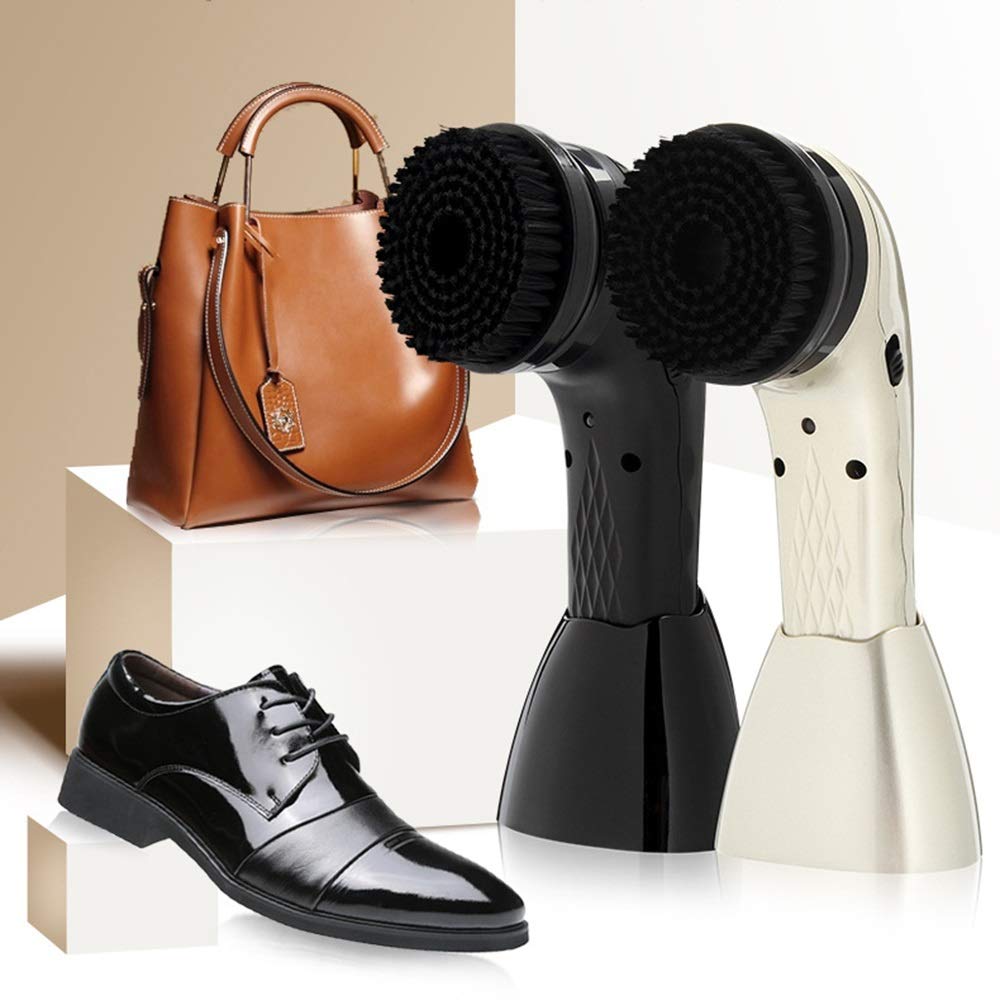 Lucidascarpe, Spazzola per Scarpe elettrica Domestica Automatica Che Carica Una Spazzola Portatile Portatile Che Carica Una Spazzola Portatile per Scarpe in Pelle Lucidatore per Scarpe elett