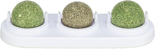 Pelotas de Juego de Hierba gatera con Soporte de Trixie