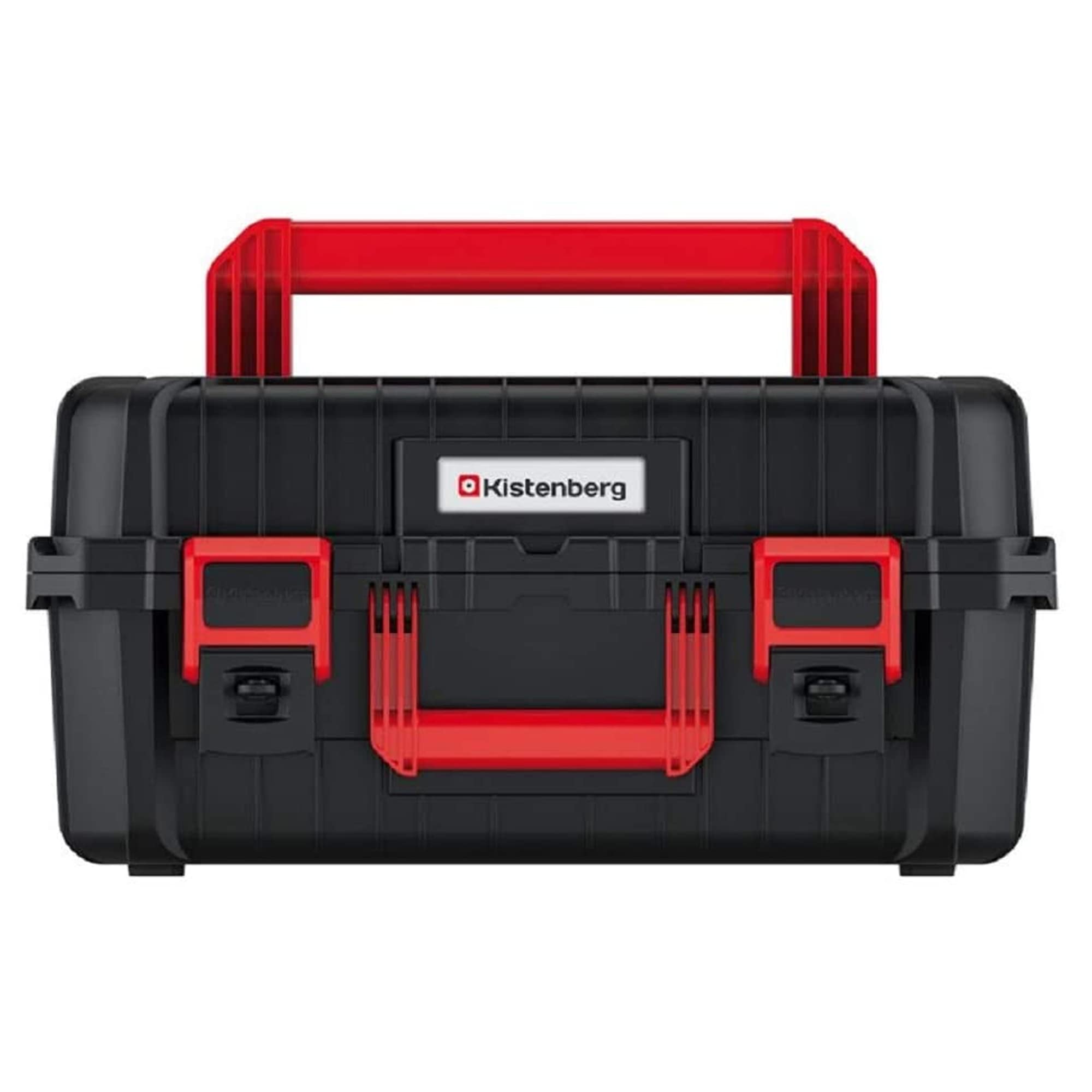 Toolbox HEAVY Toolbox, Ergonomic Handles, Clamp Fasteners, Reinforced Wall Construction, Black, 445 x 360 x 216 mm (L x W x H