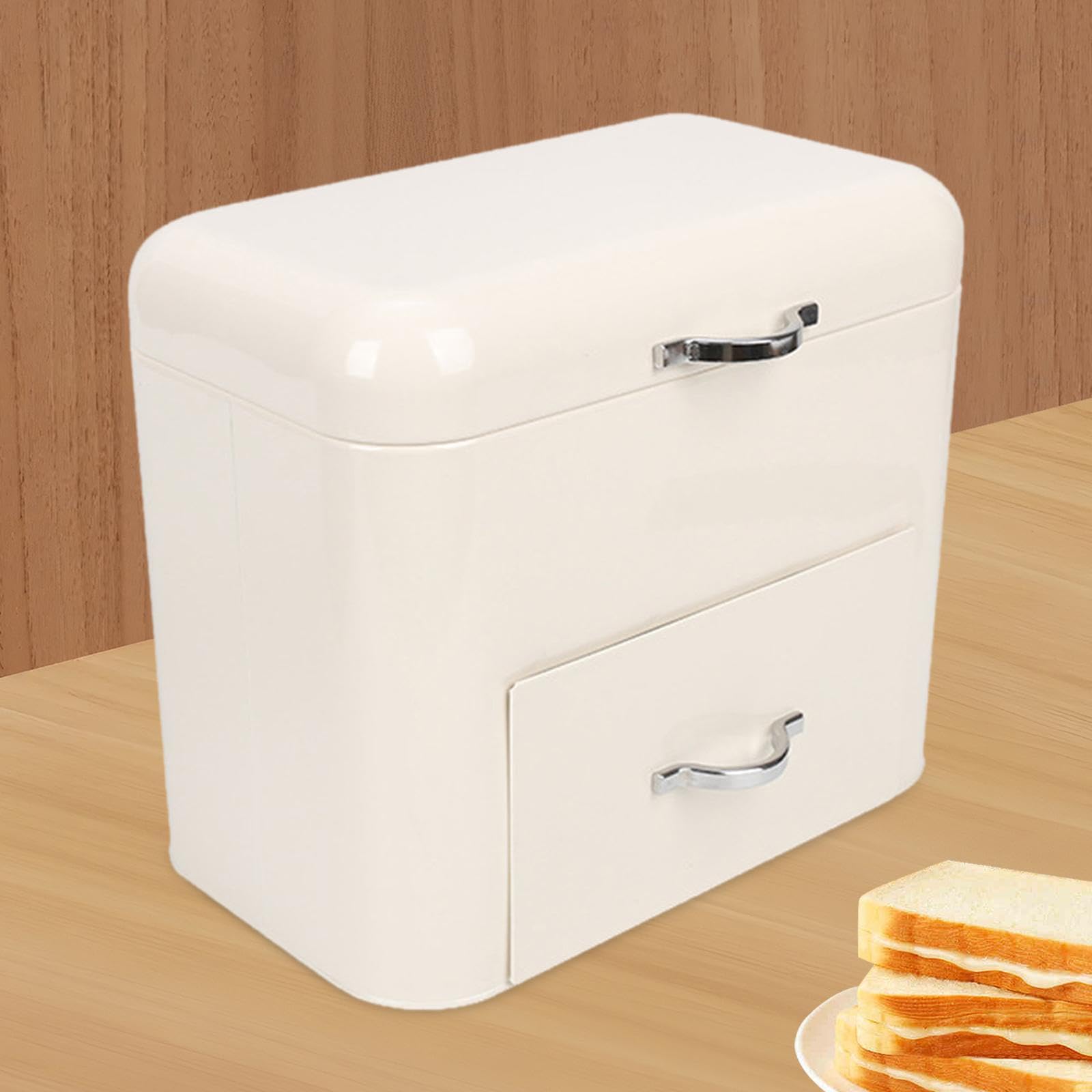 Contenitore da cucina antipolvere con coperchio ermetico che mantiene il cibo fresco per conservare con stile ingredienti per pane e snack Contenitore