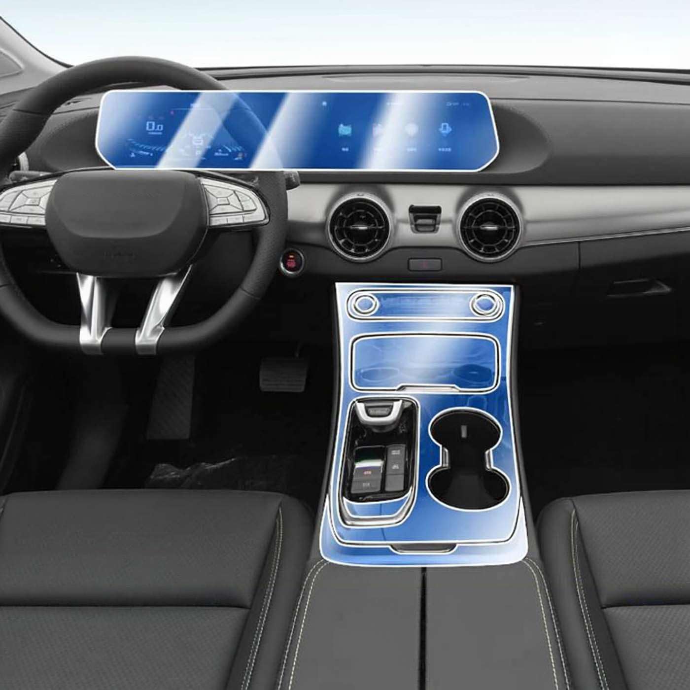 Car Interior Center Console Screen TPU Protective Film Anti-Scratch Film, for FORTHING Friday 2025 Sticker Accessories