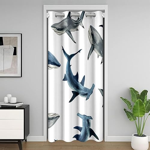 Miniatura 11 de jejeloiu Cortina de puerta Groovy de los años 60 y 70 para puerta, privacidad, 34 x 80 pulgadas, retro, hippie, flores, cubierta divisora de Multi