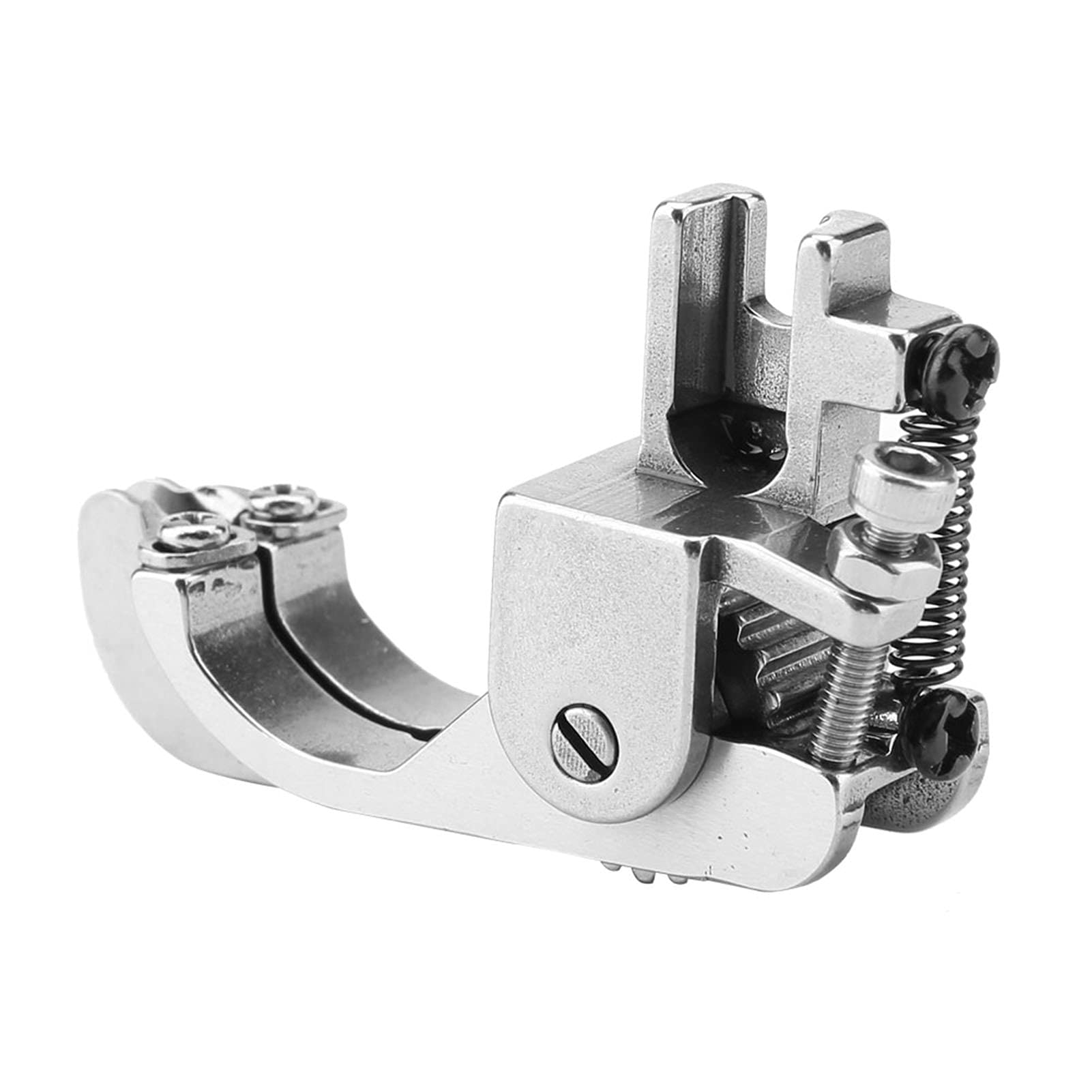 Akcesoria do maszyn do szycia, profesjonalna stopka do maszyny do szycia, stalowa stopa rolkowa, regulowany nacisk, wytrzymała konstrukcja do skórzanej tapicerki (Szeel Wheel with Distributed Knife