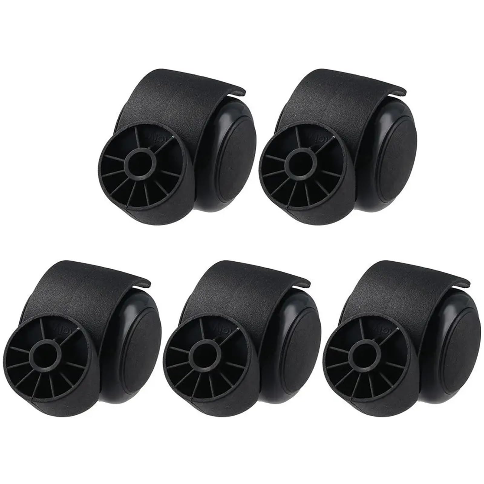 GYRAZXS Heavy Duty 2 Inch Stemless Castor Wheels - 5PCS Replacement Office Chair Caster Wheels for Smooth Mobility and Durability - Ideal for Home and Office Use