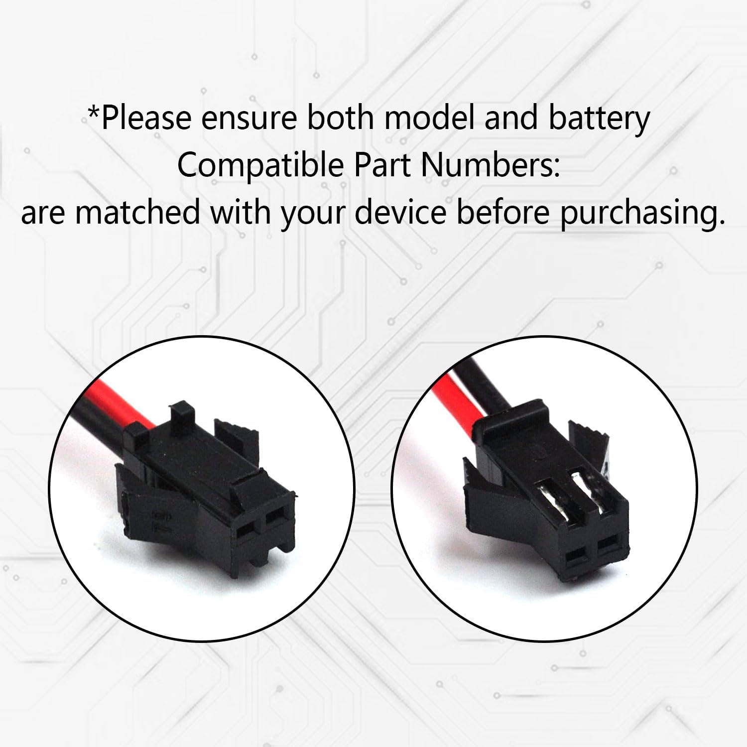 (2-Pack) 3.6V 800mAh Ni-Cd Battery for Lithonia ELB-B001, ELBB001 image 4