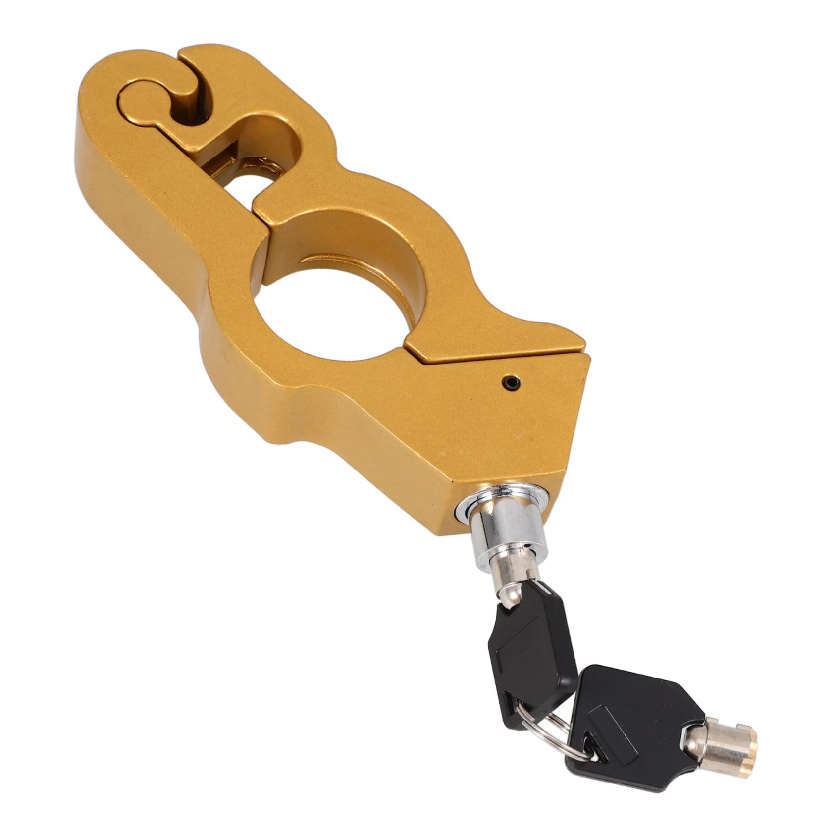 5pièces Verrouillage De Guidon De Doré Serrure De Sécurité pour Frein Accessoire Robuste pour Scooter Et Installation Facile Et