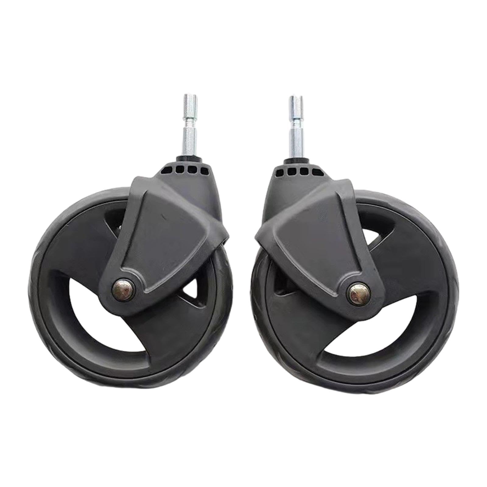 F Fityle 2 Pezzi Ruote in PU per Passeggini, Ruota di Ricambio Diametro 13,5 Cm per Carrozzina, Accessori di Ricambio per Essere Compatibili con La Maggior Parte dei Carrelli per Bambini