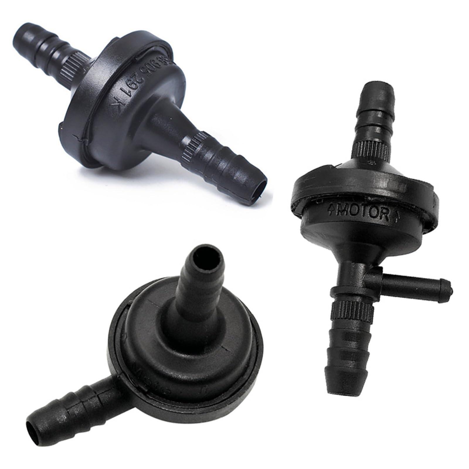 Válvula de retención del colector admisión munidireccional (1 unidad) y válvula la bomba aire vacío for 058905291K 07C133529A 55568437(55568437)