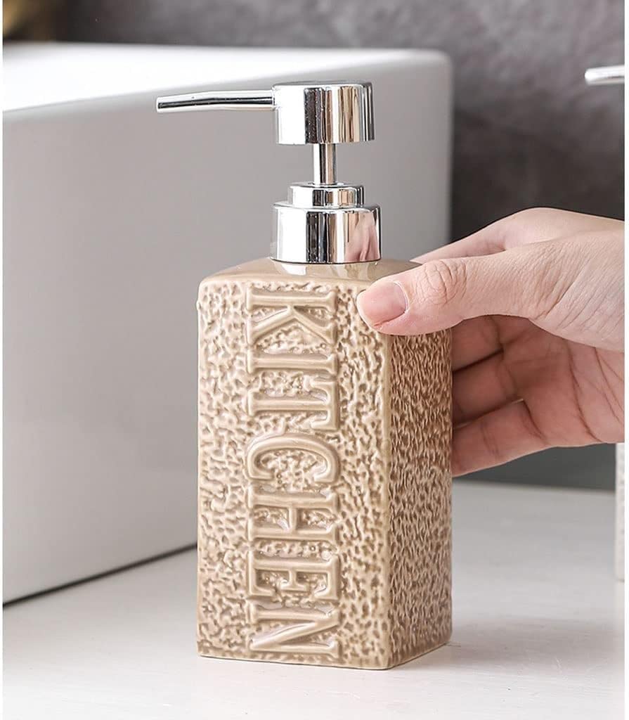 Shampoo da Stampa di Lusso Leggero in Ceramica 350 ml, Decorazione for Bagno, Cucina casa