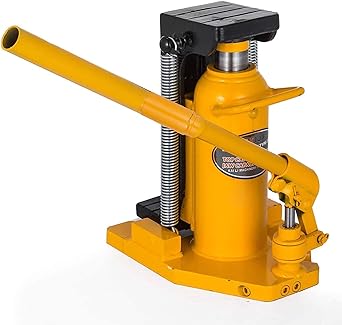 VOLTZ toolsTOJ-20T Toe Jack Hydraulic Toe Jack Machine Lift Cylinder Equipment Proprietary Tools Home Improvement Garage Industrial Work Heavy Duty Steel Lifting Up Holder Welded Steel 13.7