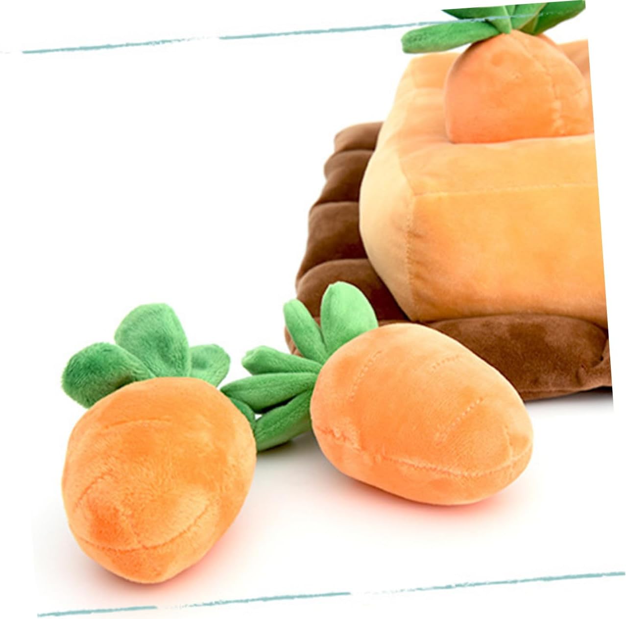 Pet Sniffle Mat Creative Carrot Land Training Mat for Dogs Interactive Sniffing Toy to Foraging Instinct Lightweight and Easy to Store Fun Pet Plaything