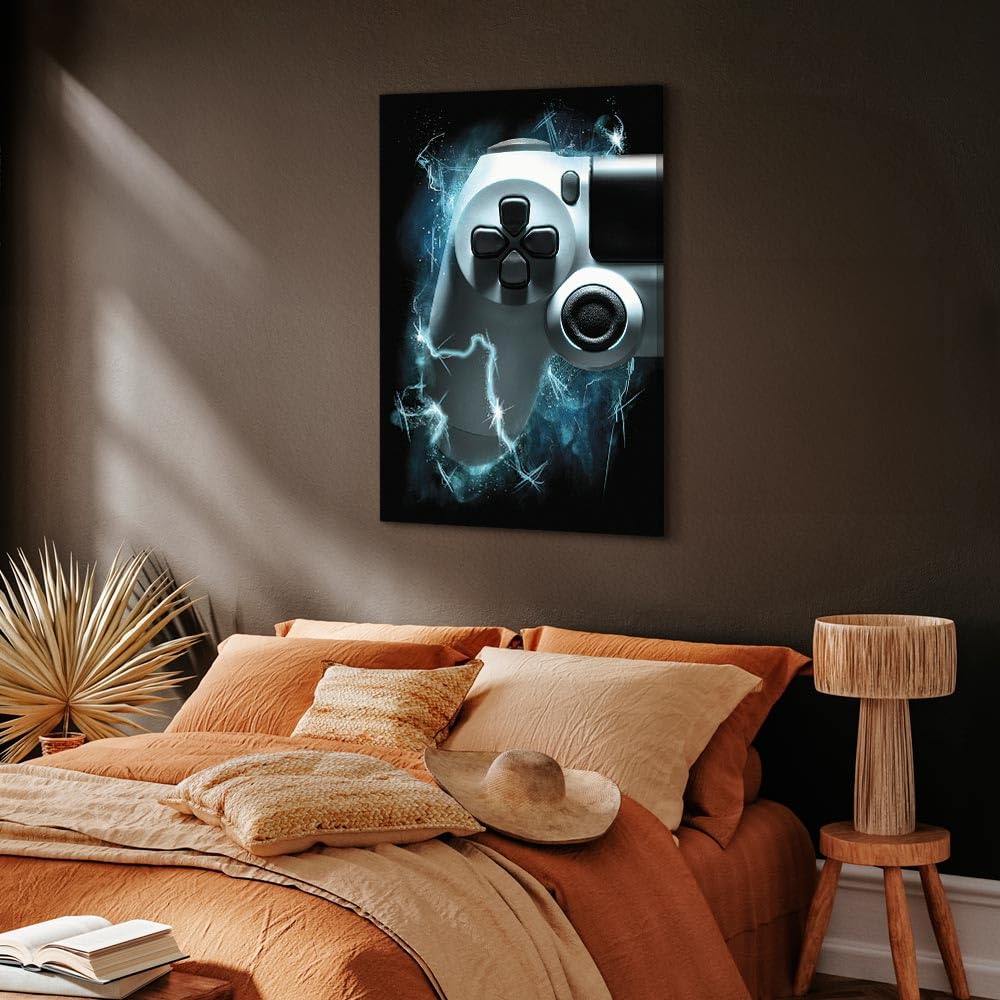 murando - Akustikbild Play Game Gaming, Schallschutz, Wohnzimmer, Büro | Verbessert Raumakustik, reduziert Hall, ideal fürs Büro oder Wohnzimmer, hochwertige Verarbeitung, schnelle Montage, stilvoll