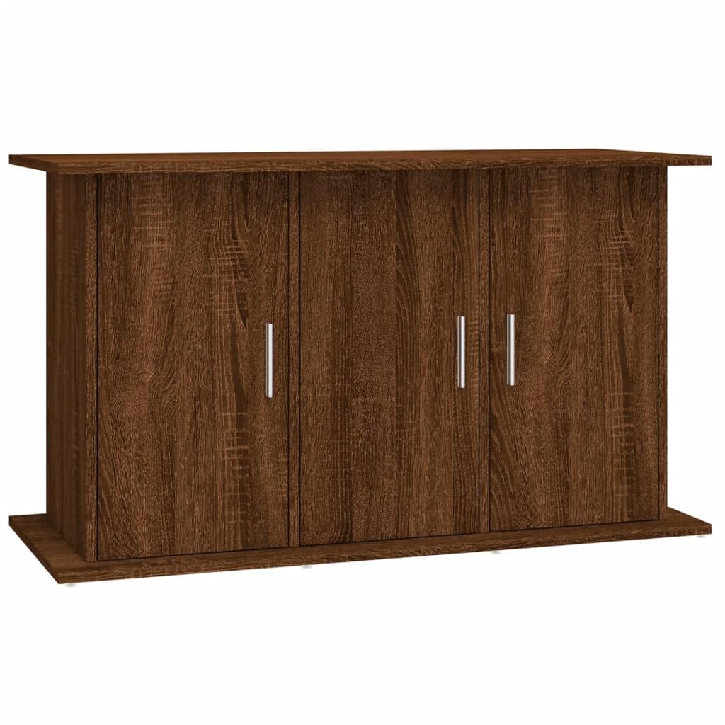 vidaXL Soporte de Acuario Madera ingeniería marrón Roble 101x41x58 cm