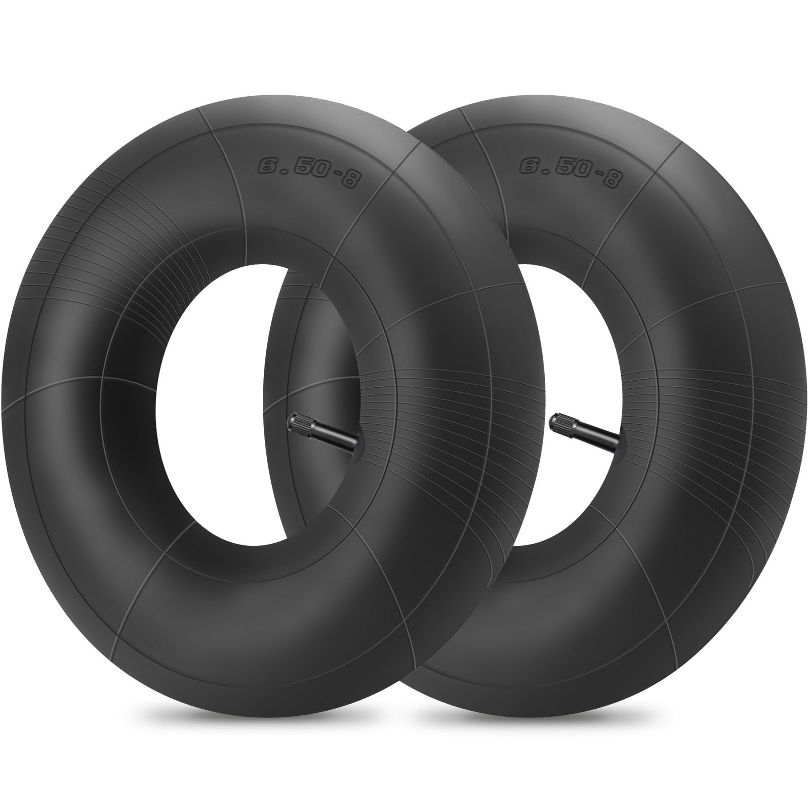 Tubos de neumáticos para cortacésped de 16 x 6.50-8 pulgadas, tubo resistente de 16 x 7.50-8 con vástago de válvula recto TR-13 para tractor, cortacésped, carrito de golf, remolque de jardín y más