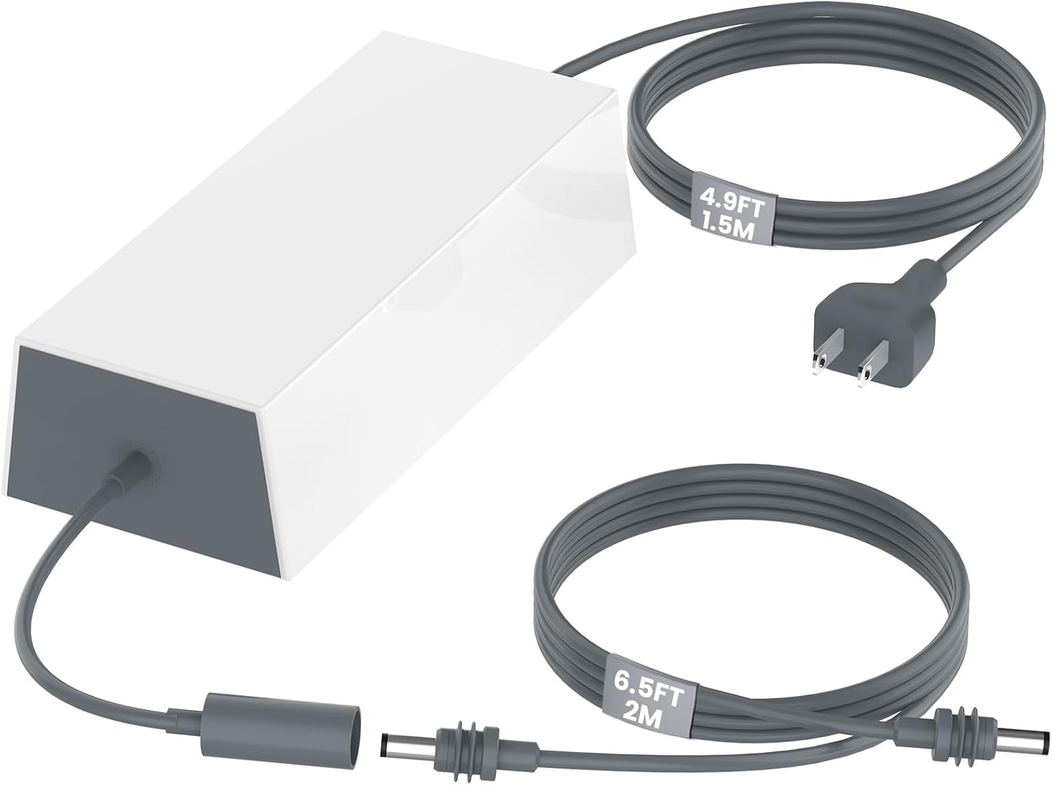 Starlink Gen 3 Power Supply, 195W Replacement AC Adapter 57V 3.45A Power Supply, with6.5FT Detachable DC Cable for Starlink Gen 3 Standard Kit