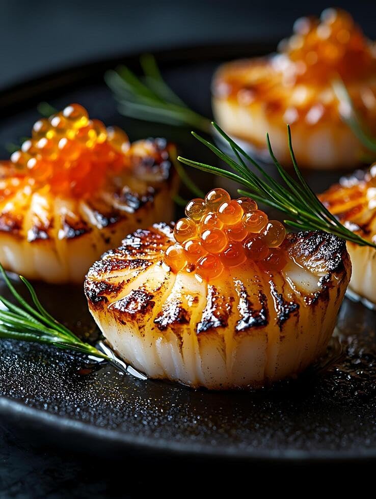 Miniatura 3 de Huevas de salmón Ikura Premium de Alaska (tarro de vidrio de 4 onzas) - Caviar de tonos joyas cosechado de forma sostenible