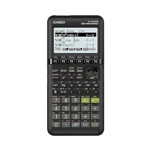 Casio fx-9750GIII Black Graphing Calculator