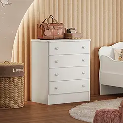 Cômoda Infantil Doce Sonho 777 Qmovi Branco