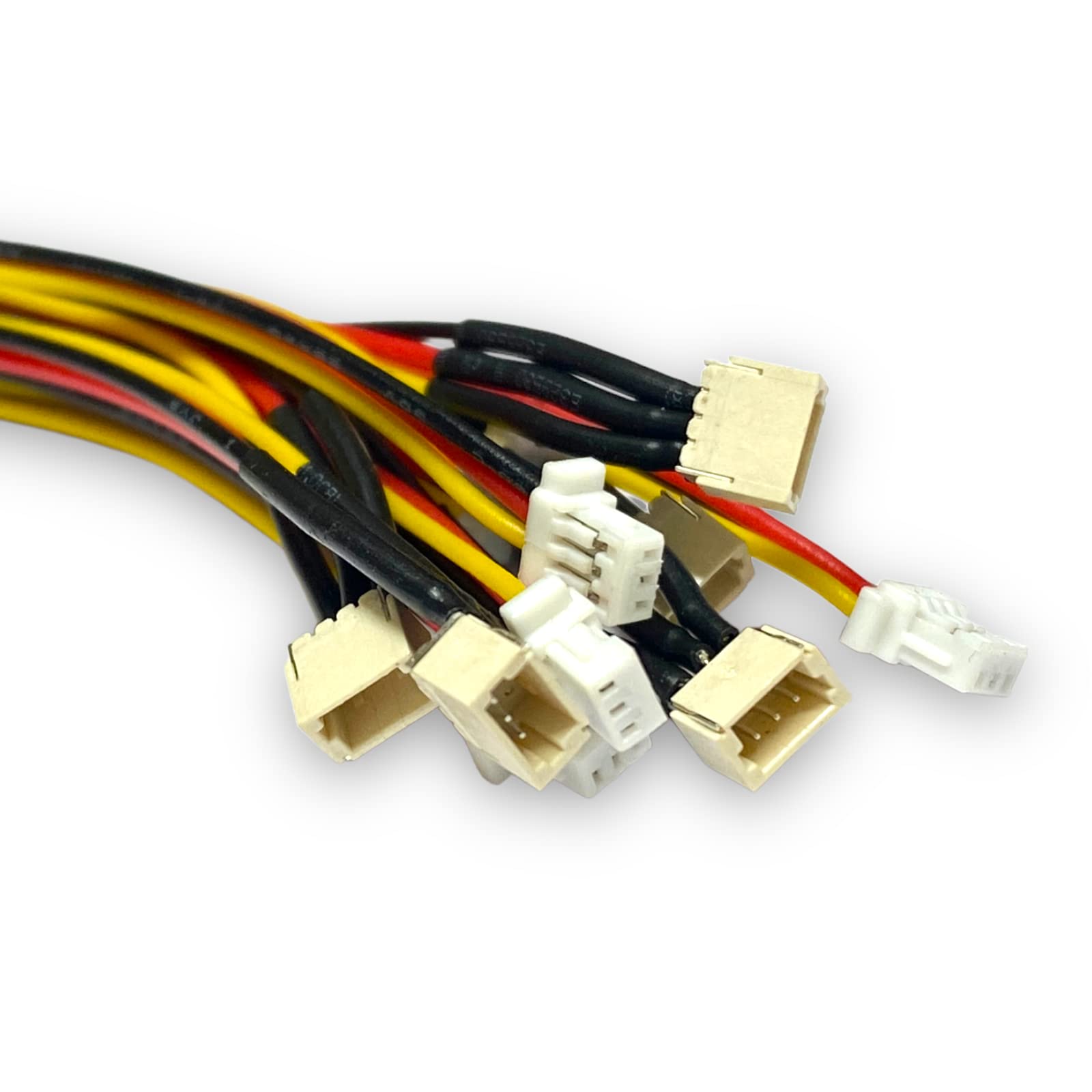 Vuniversum 5 Pairs Micro JST 1.0 SH 3-Pin Male Female Connector 1.0 Mm Coupling Including 15 Cm 28AWG PVC Cable (1.0 SH 3Pin - View #4