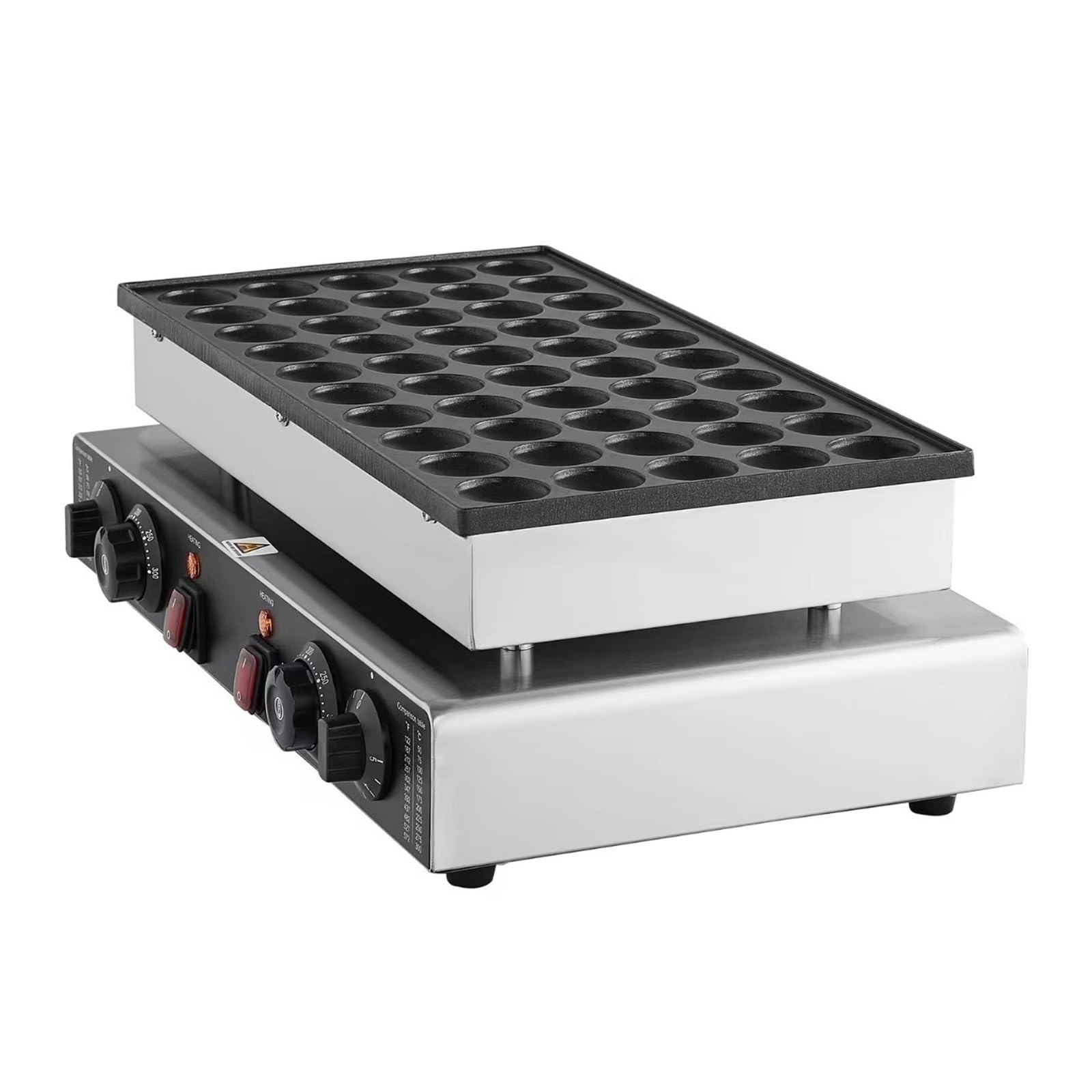 Machine À Crêpes Et Pancakes Dorayaki Professionnelle 50 Pièces, 1700 W, Antiadhésive, Avec Revêtement Gaufrier Mini-crêpière Hollandaise Chauffage Uniforme Et Rapide