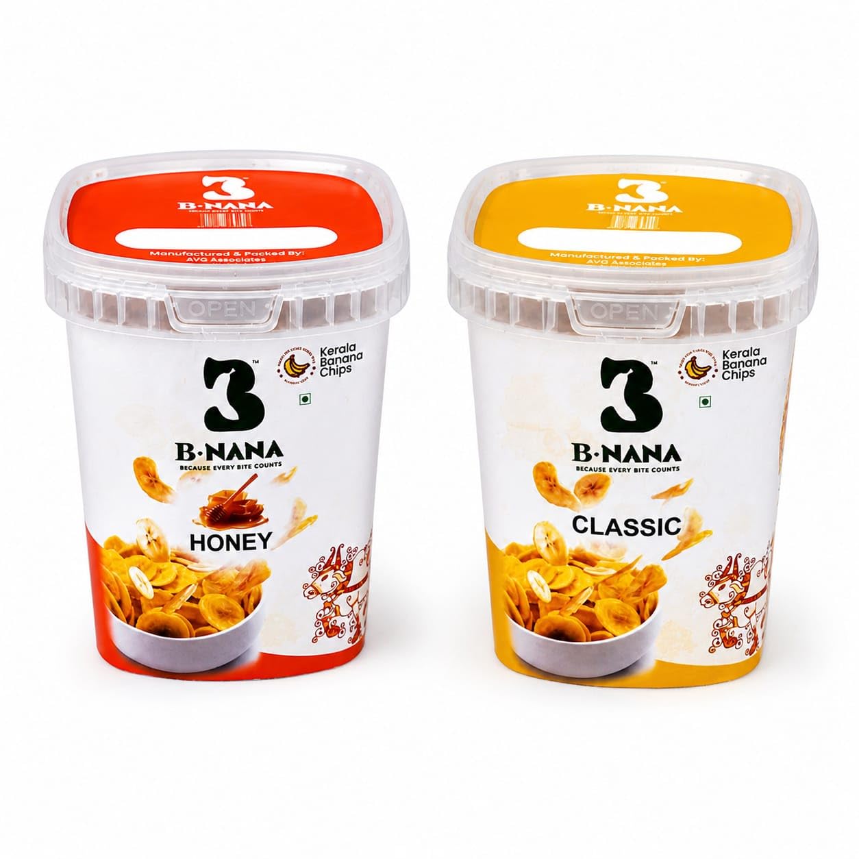 Kerala Banana Chips Combo | Honey & Classic Flavors | Healthy snack | 2x150grm |-image-40