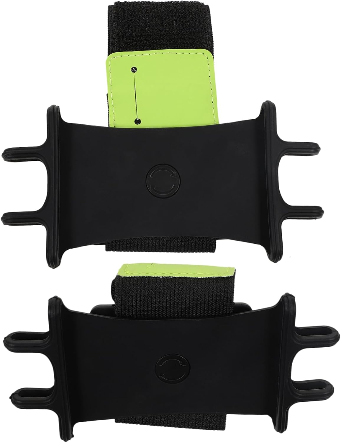 Gatuida 2pcs Running Phone Holder 360° Rotation Outdoor Sports Arm Band Wristband for Mobile Phones Adjustable Cellphone Support for Fitness Cycling and Navigation