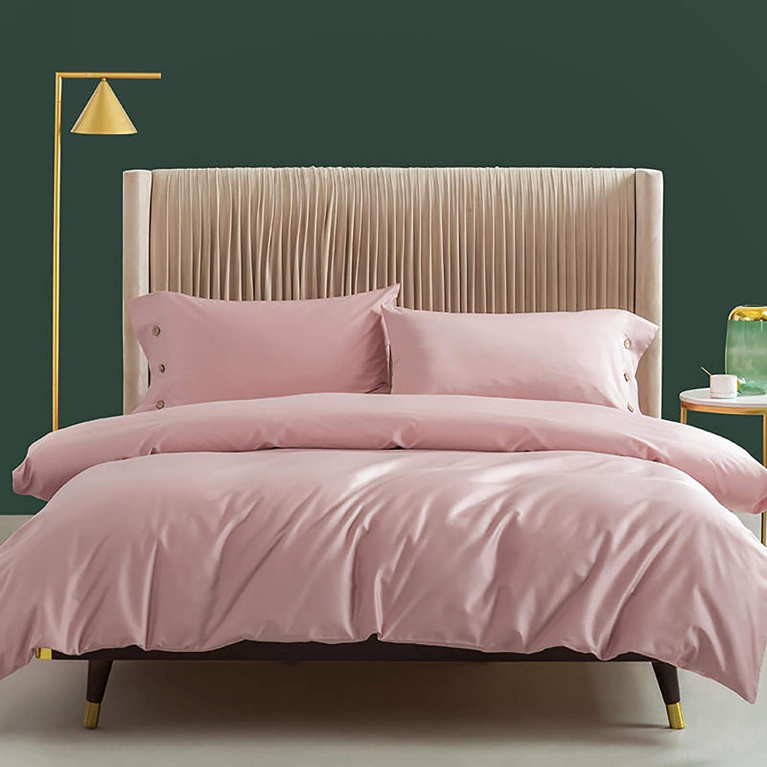 MGEMJMJ 100% Solid Color Egyptian Cotton Duvet Cover,Luxurious Super Soft Quilt Cover,Hotel Level Premium Breathable Comforter Cover(Size:200x230cm(79x91inch),Color:B)