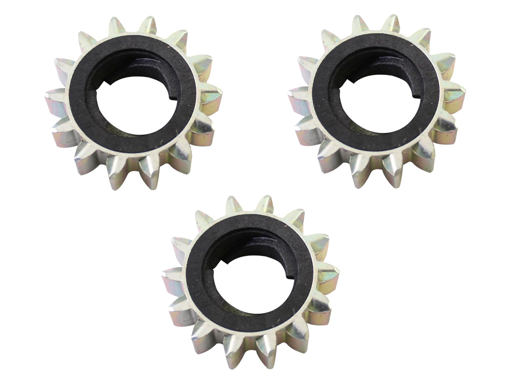SECURA 3x Pignon de démarreur métal 14 dents compatible avec Briggs & Stratton 28M707 Moteur