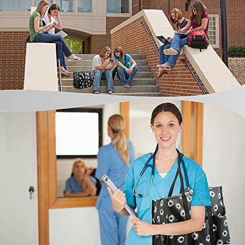 Pursetti Utility Tote with Pockets & Compartments-Perfect Nurse Tote Bag, Teacher Bag, Work Bags for Women & Craft Tote - Image 7