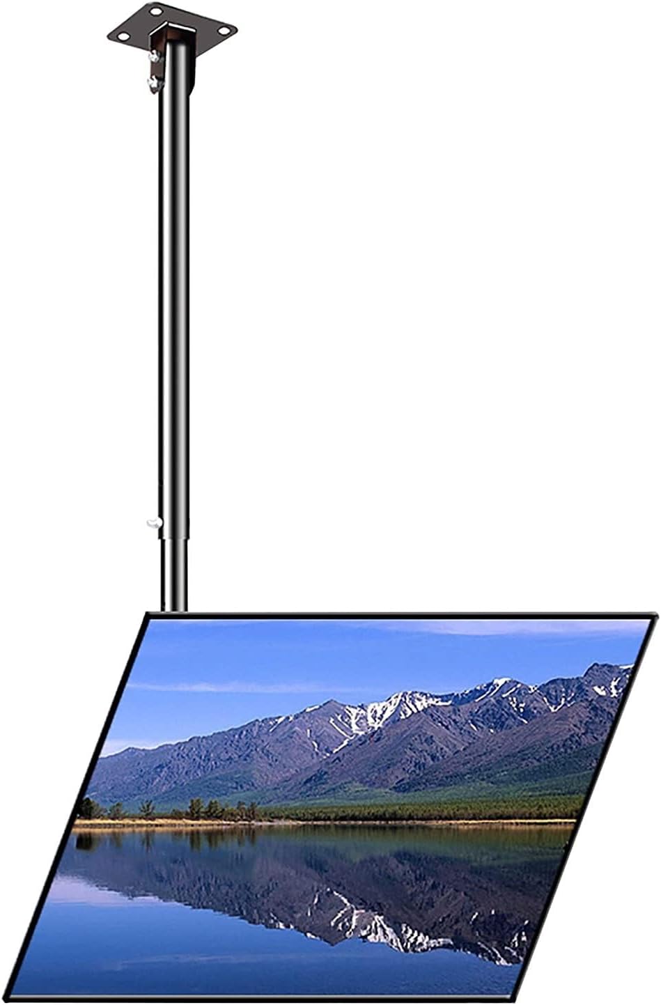調節可能な天井テレビマウントブラケット - 天井用TVマウントブラケット、ほとんどの32-70インチLEDスクリーンテレビスタンド、