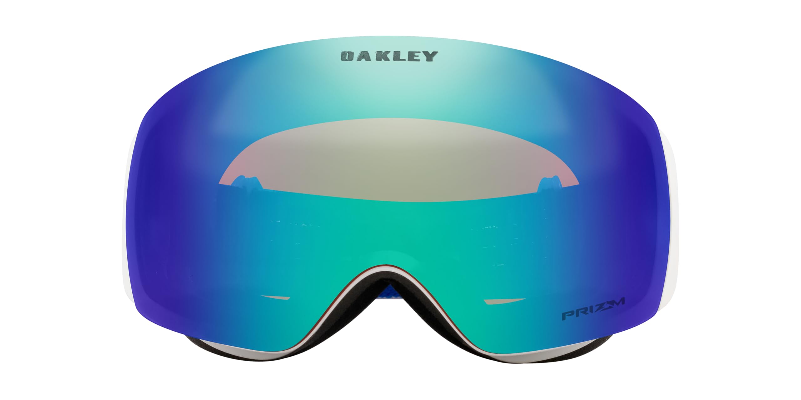 Oakley Unisex Sunglasses White Frame, Prizm Snow Argon Iridium Lenses, 0MM