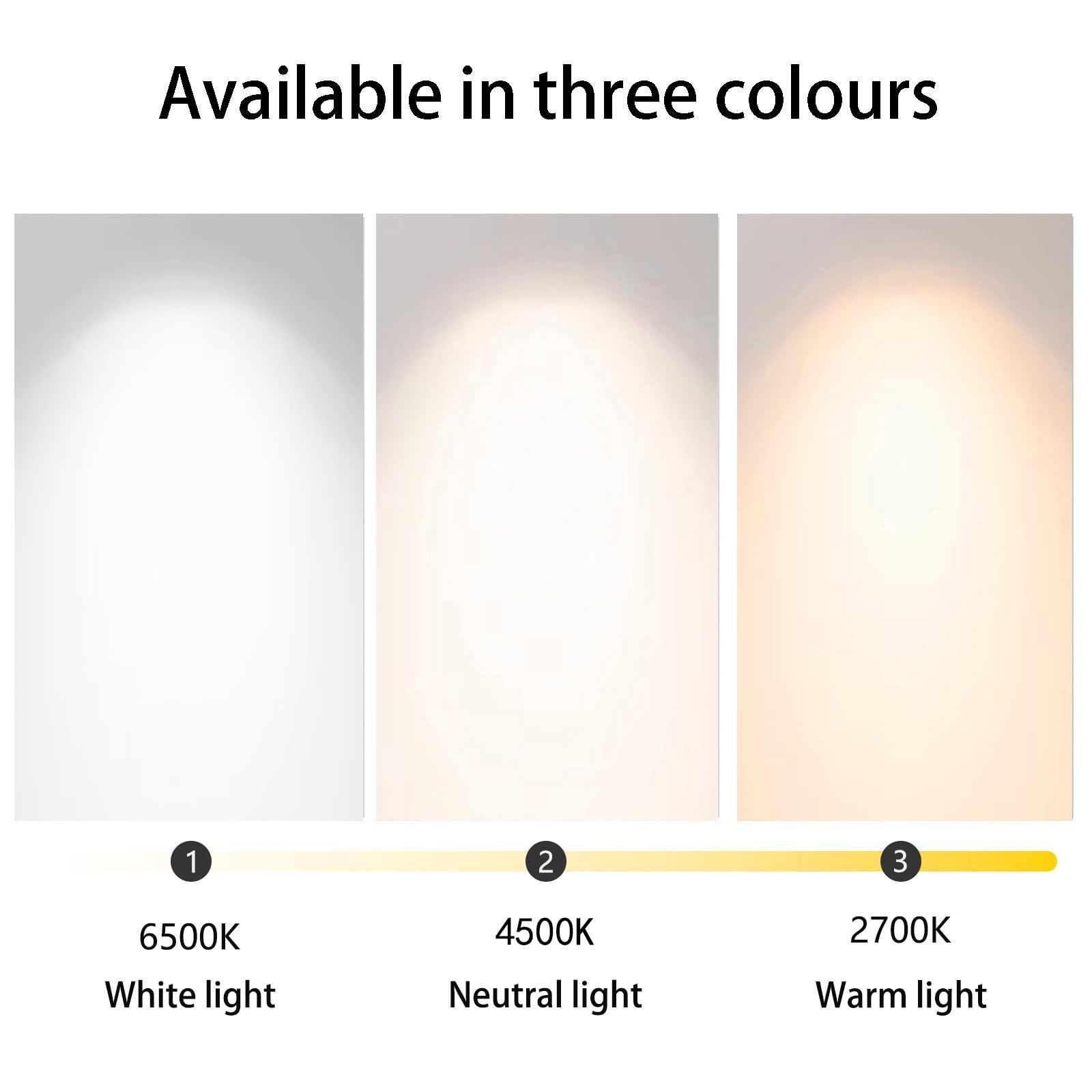 Moderne und dekorative LED-Wandleuchte, IP65, Bande aus Aluminium, ideal für einen Garten, UNE Villa oder ein Couloir (weiß, 100 cm)