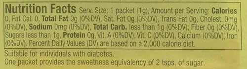 Miniatura 3 de Chef's Quality Paquetes Sustitutos de Azúcar de Sucralosa 1 Gr (Paquete de 1000)