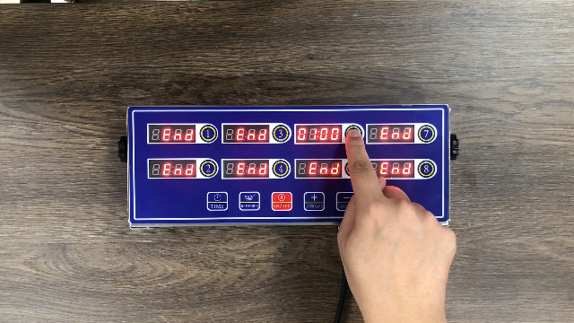 YOOYIST Minuterie de Cuisine Professionnelle Numérique LED 6 Canaux Restaurant Minuterie de Cuisine en Acier Inoxydable Programmable pour Friteuse Boulangerie Camion de Nourriture Cuisson