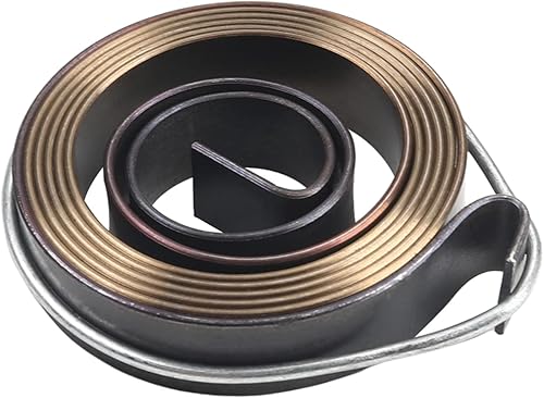 Bettomshin Muelle de retorno de prensa de taladro, montaje de resorte de retorno de resorte de bobina de retorno 39.37 "x0.31"x0.03" 1 unids