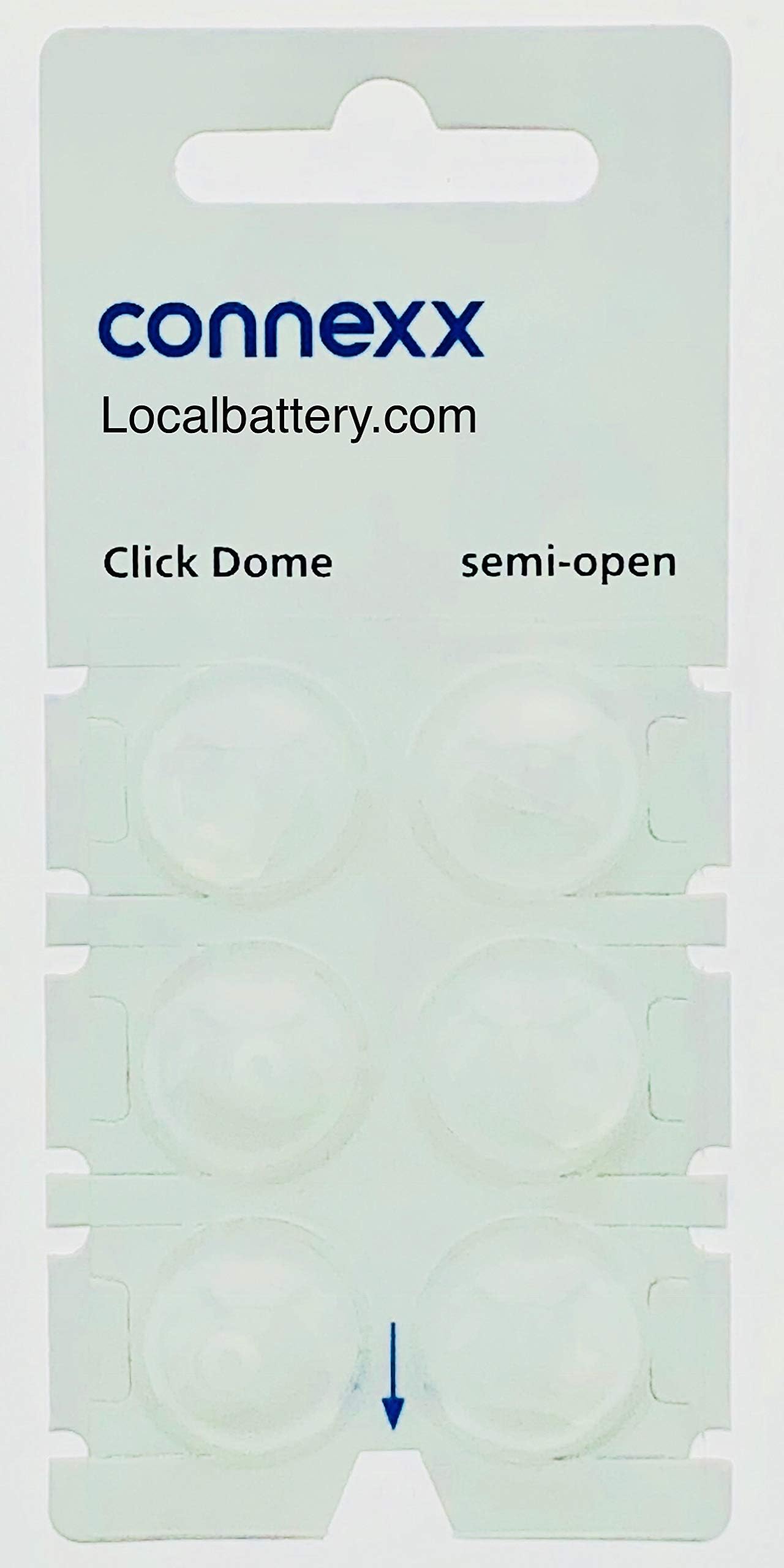 ConnexxAccessories Siemens / Rexton Click Domes (6 domes) NEW Blister Pack (Semi Open)