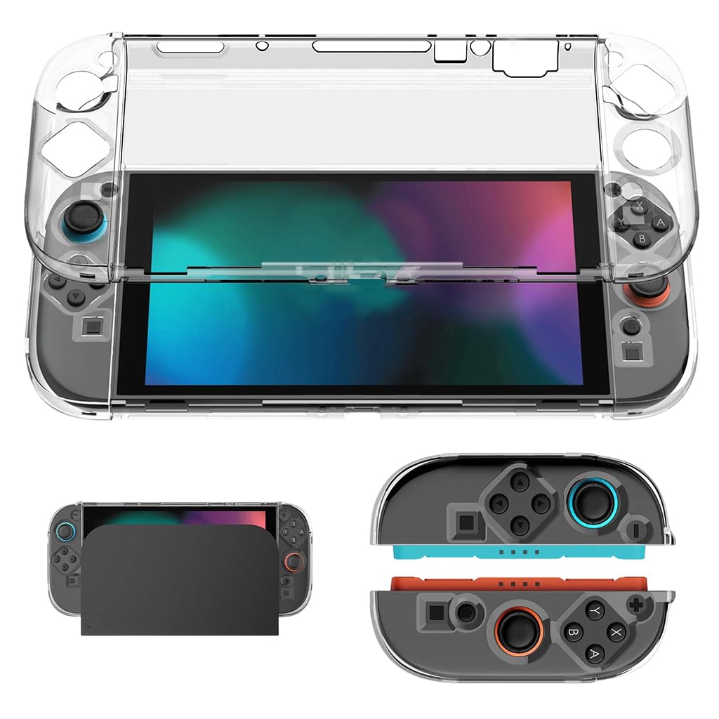 ZORBES® Dockable Transparent Protective Grip Case Compatible with