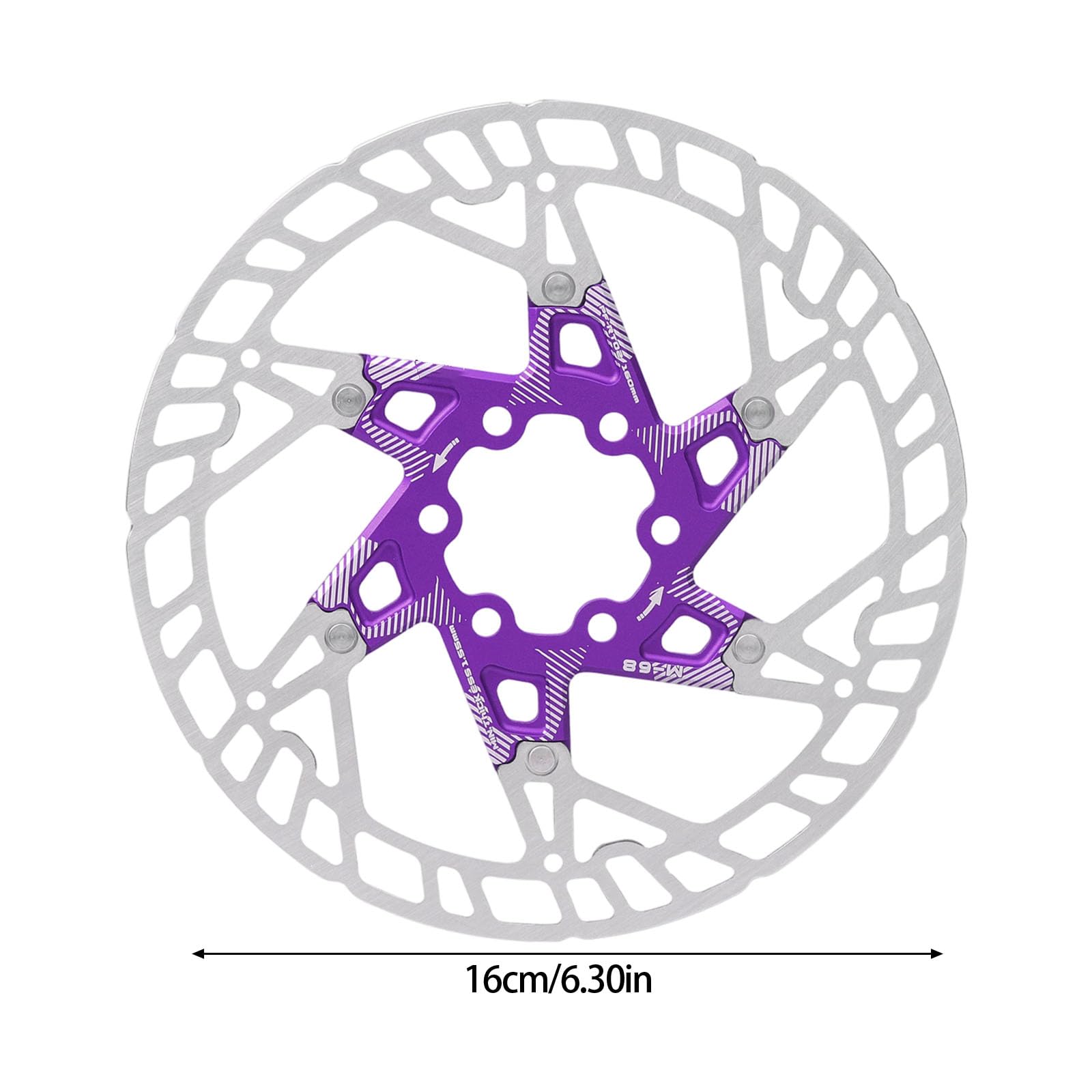 Rotores flotantes Bicicletas Frenos de disco hidráulicos Huecos para bicicletas para scooters y patinetas eléctricas rotor de freno de bicicleta de montaña de aleación mejora la disipación de
