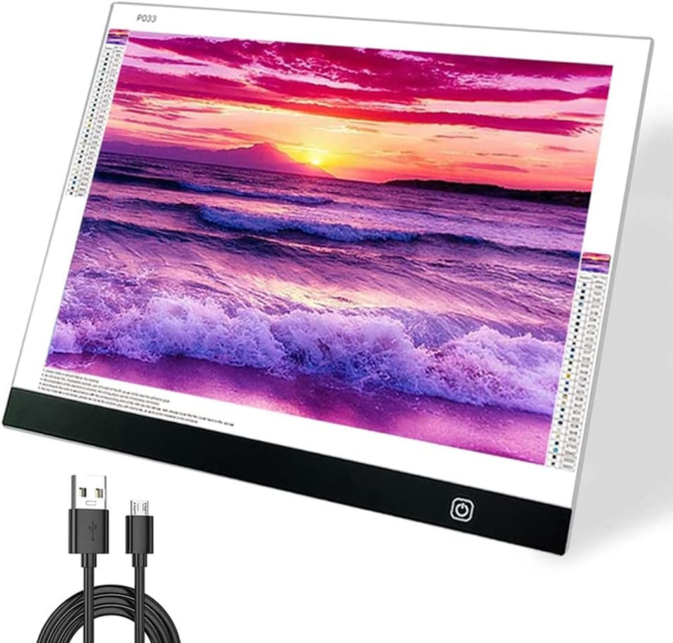 A3S Light Pad for Diamond Painting, Diamond Art Light Board, USB Powered