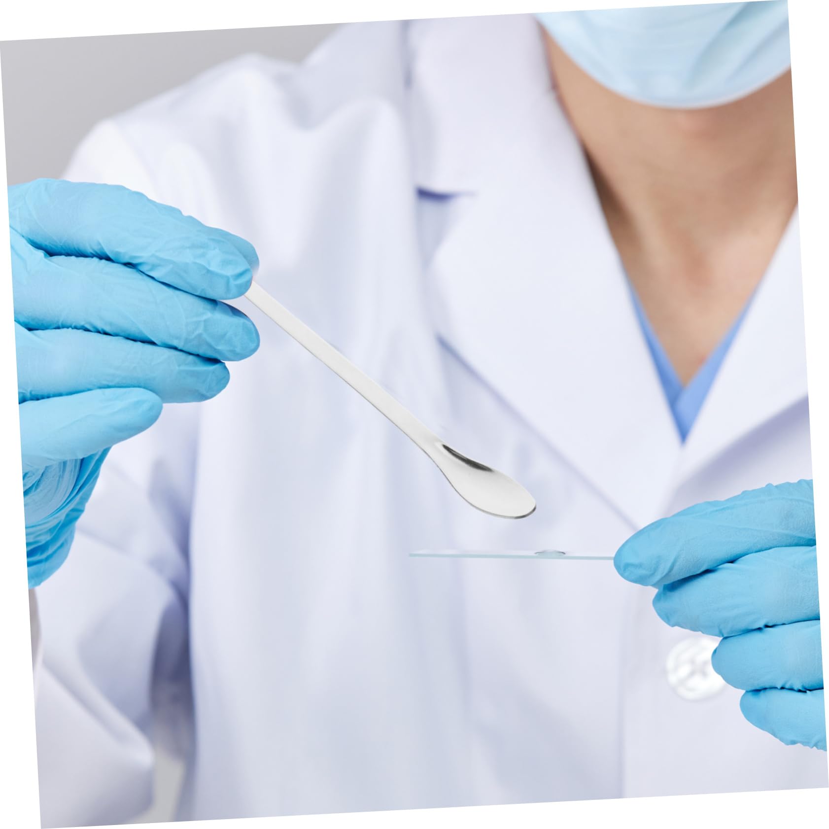 Paletta di Miscelazione in Acciaio Inossidabile 24 Pezzi, Resistente All'usura e Leggera, 16 Cm, per Laboratorio e Artigianato