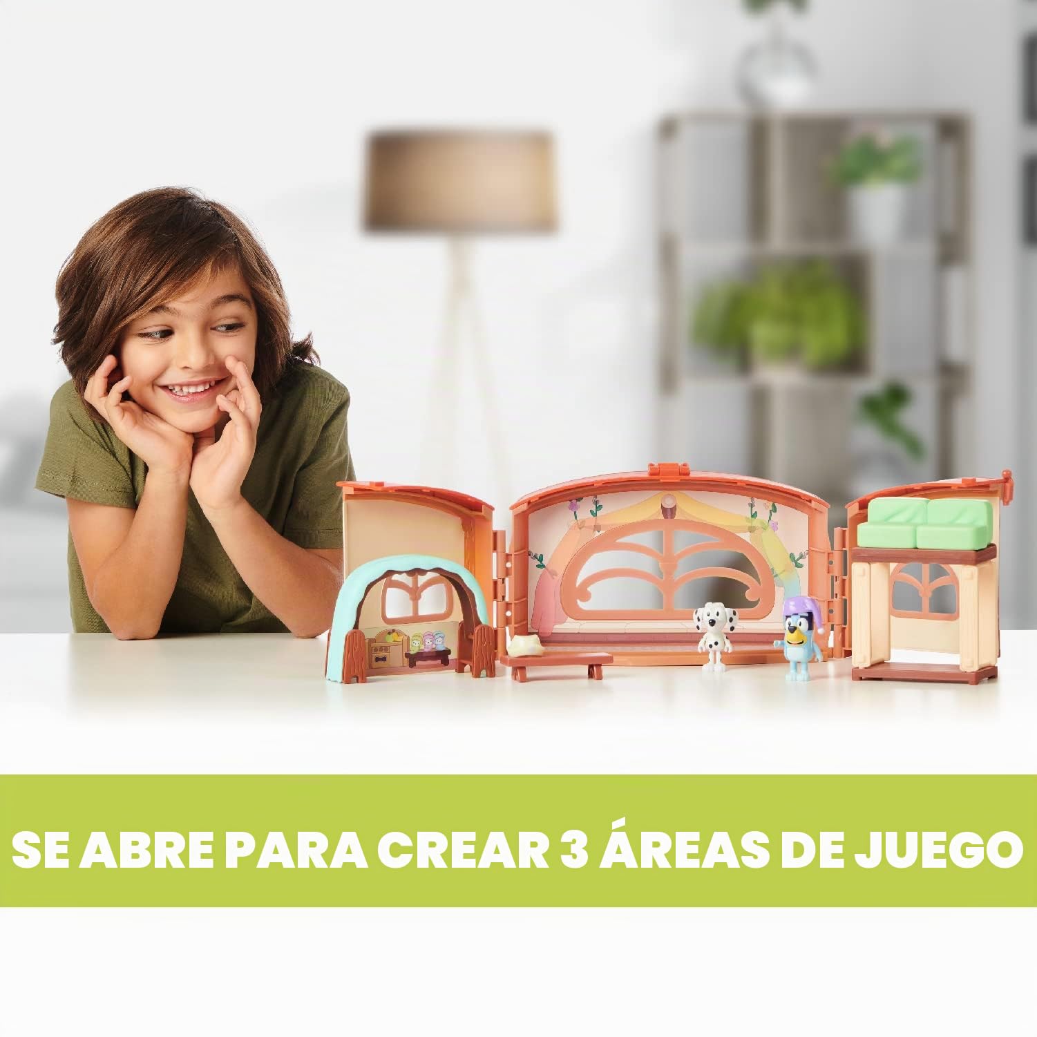 Bluey School Friends Juego de Escuela de Calypso con Figuras articulables de Chloe de 6,3 - 7,6 cm y Set de Juego