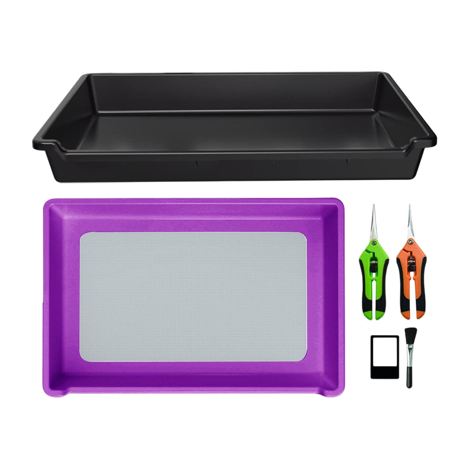 Club Bollywood®Pollen Collector Tray Easily Install Sturdy Trim Pallet for Bee Hives Entrance Purple and Black|Collectibles-image-29