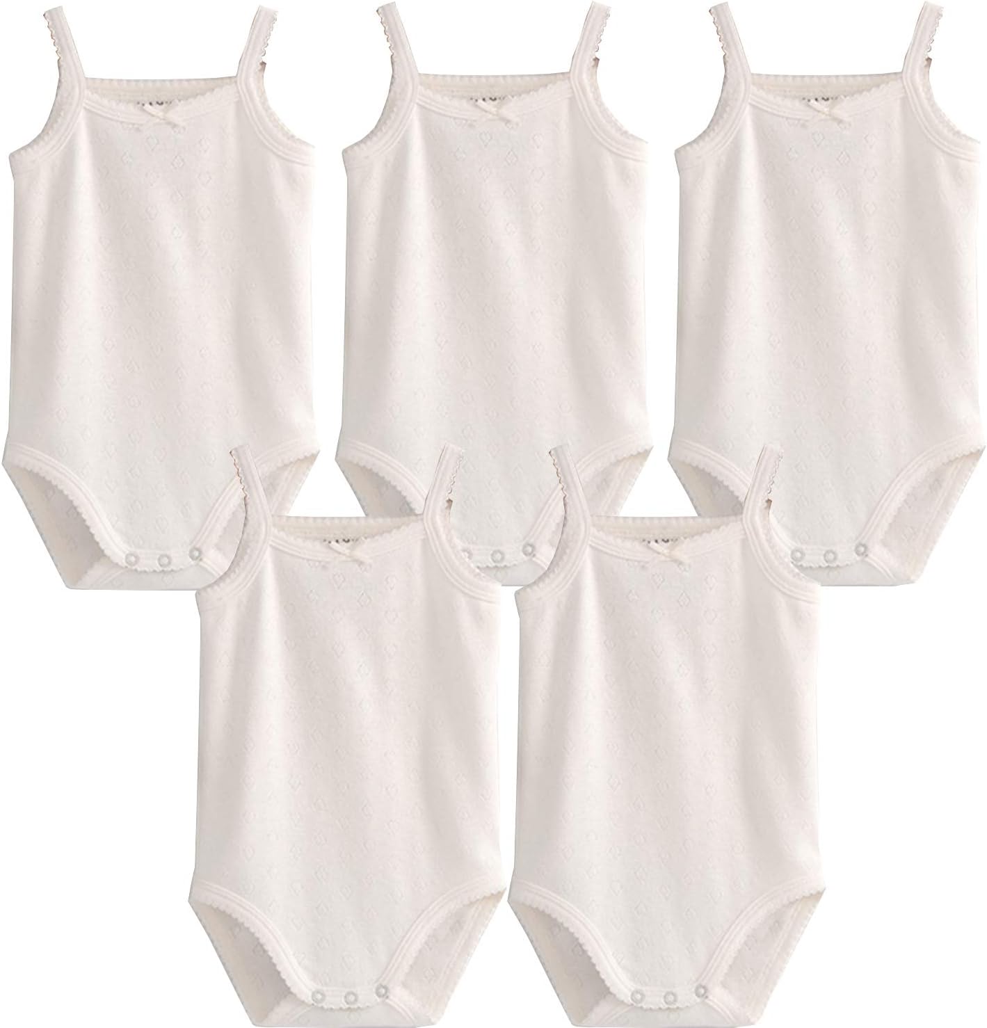 Baby Girls Clothes Sleeveless Tank Top Onsies Cotton Baby Bodysuit Pack of Toddler Summer Clothing