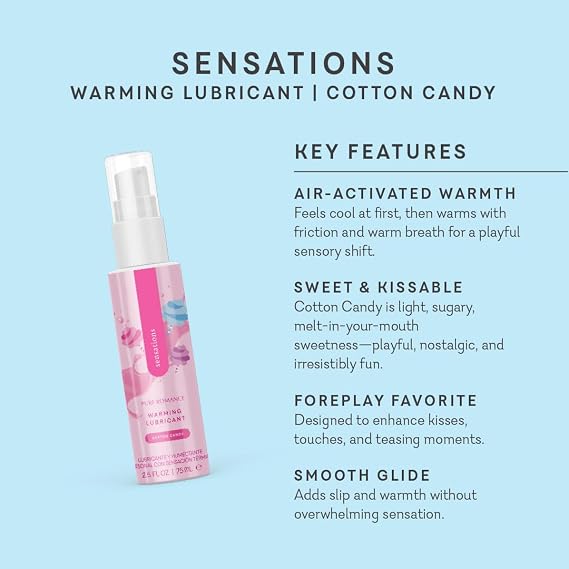 Pure Romance Sensations | Warming Moisturizer (Cotton Candy)