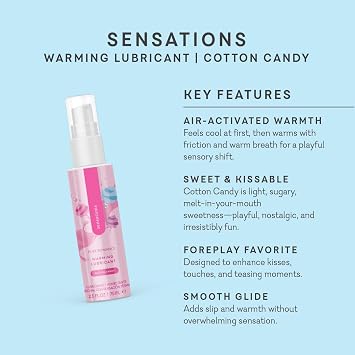 Pure Romance Sensations | Warming Moisturizer (Cotton Candy)