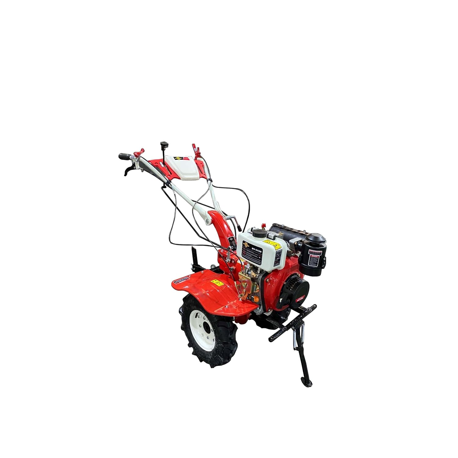 BKR® Power Tiller Inter-Cultivator 4 Stroke 10 HP, Diesel Powered, 418cc with 3600 RPM | 2 Forward and 1 Reverse Gear Make...