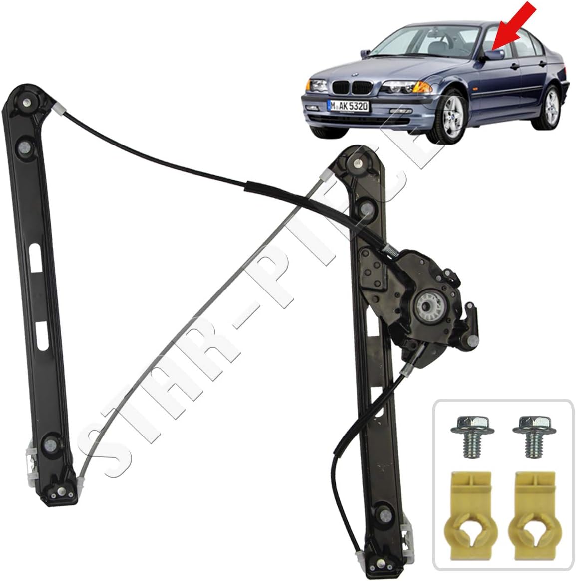 Lève-vitre Pour VOLKSWAGEN FOX Arrière/avant + Gauche/droit à Un Bon