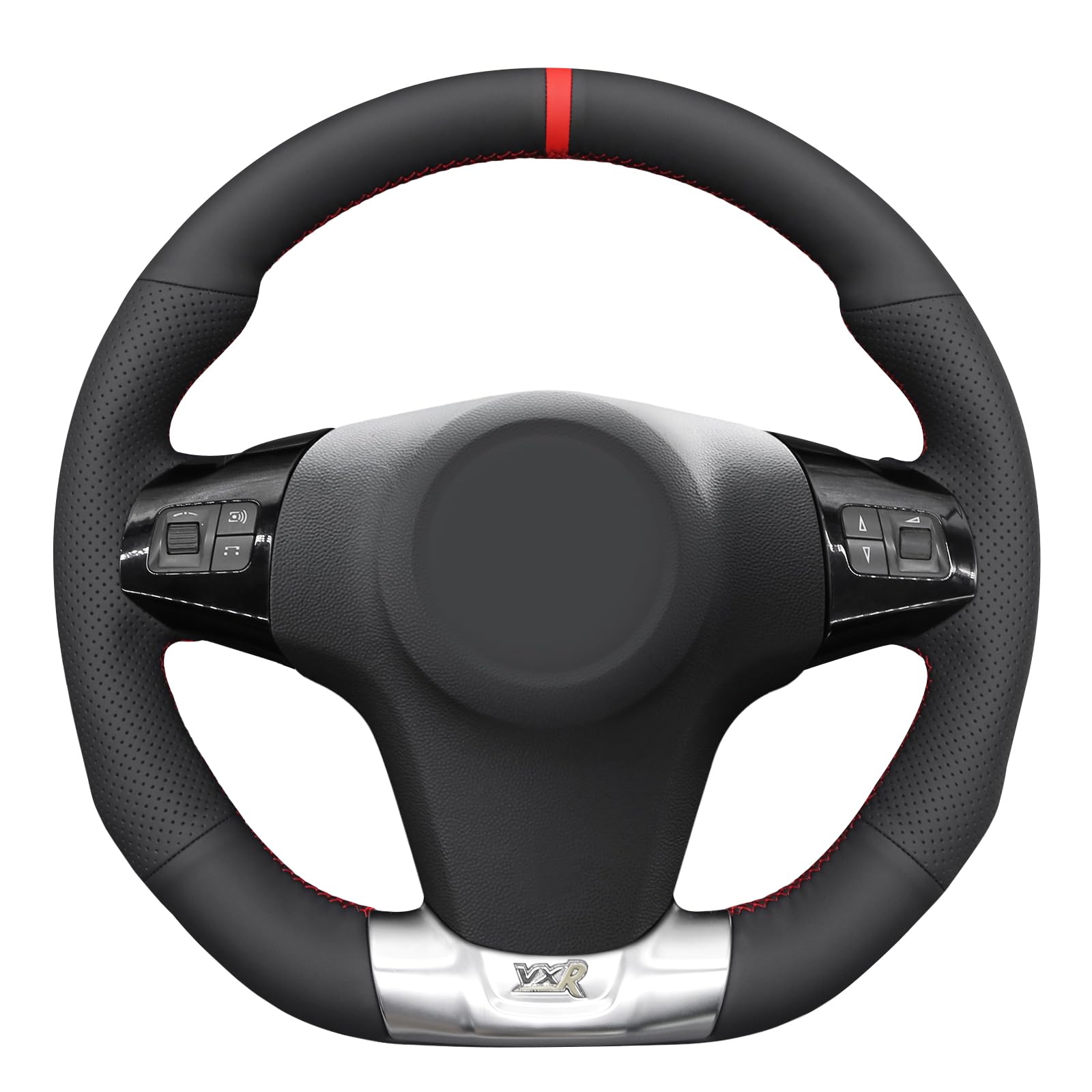 MEWANT Ręcznie szyte pokrowce na kierownicę do samochodu Opel Corsa OPC 2008-2014 pokrowiec na kierownicę akcesoria do Opel Corsa