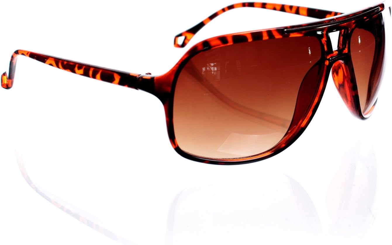 Scarface Tony Montana Brown Tortoise Aviator Sunglasses